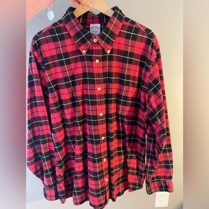 Brooks Brothers Regent Fit Plaid Flannel Shirt
